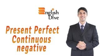 Present Perfect Continuous Negative [upl. by Ajit709]