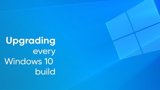 Every Windows 10 build TH1Cobalt [upl. by Enelrac]