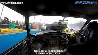 360 Jack Reynolds  The Undercracker Banger Racing  Aldershot  5 March 2023  In Car Video [upl. by Verras]