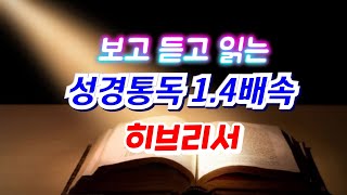 히브리서 가장 듣기 좋은 성경통독 성경듣기 성경낭독 💕 구독✔️👍 [upl. by Tnahsarp]