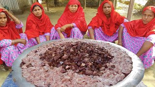 ফুল কলিজা এবং ফেফসা দিয়ে মজাদার ডাল রেসিপি  Tasty Cow Liver Cooking [upl. by Varian]