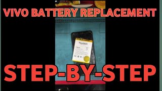 How To Change Vivo V7 Battery  Vivo V7 Battery Replacement [upl. by Lizbeth]