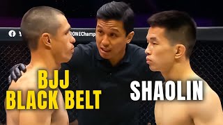 When A BJJ Black Belt amp A Shaolin Monk Meet In MMA 😱 [upl. by Anallese]