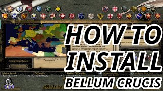 How to Install Bellum Crucis  Medieval II Total War 2023 [upl. by Niahs]