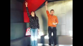 Occidentalis karma ballata da Roberta Lanfranchi e Claudio Guerrini negli studi RDS [upl. by Chaworth261]