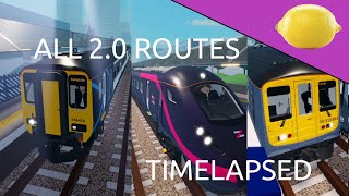 Every NEW Route in SCR 20 TIMELAPSED [upl. by Aik]