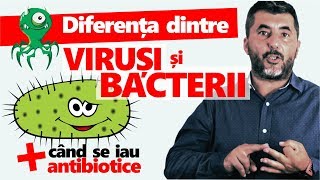 Iată diferențele dintre viruși virusuri și bacterii [upl. by Einnej]