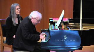 Richard Goode pianist  Brahms 4 Klavierstücke Op 119 [upl. by Kcireddor]