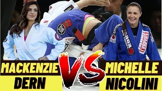 MACKENZIE DERN vs MICHELLE NICOLINI  UFC vs ONE FC Greatest Female BJJ Match ever [upl. by Seta]