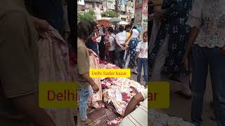 Delhi Sadar bazar wholesale market cosmetic jewellery ladies pers [upl. by Annek]