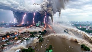 Top 35 minutes of natural disasters caught on camera Most earthquake in history Canada [upl. by Eerolam]