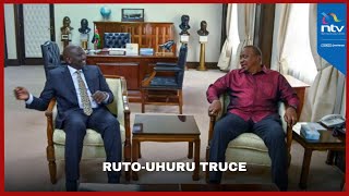 Ruto holds talks with Uhuru Kenyatta to resolve retirement benefits dispute [upl. by Airres]