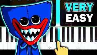 Friday Night Funkin VS Huggy Wuggy Poppy Playtime  VERY EASY Piano tutorial [upl. by Conall211]