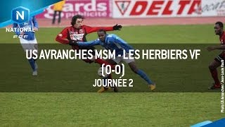 J2  US Avranches MSM  Les Herbiers VF 00 le résumé [upl. by Lib]