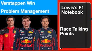 Verstappen Wins In Bahrain Lewis F1 Notebook [upl. by Eidnak]