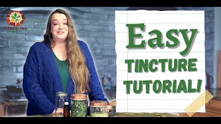 How To Make an Herbal Tincture  The Ratio Method [upl. by Attenod989]