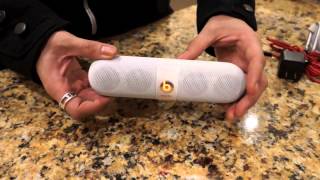 Beats by Dre Pill portable Bluetooth speaker with NFC handson overview [upl. by Fredie390]