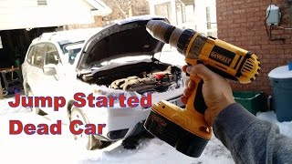 Jump start car with cordless drill [upl. by Borries]