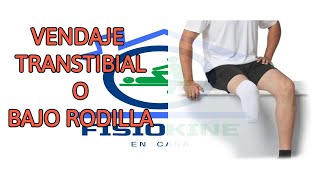 como vendar una amputación de pierna 🦴 🦵🏾VENDAJE AMPUTADO BAJO RODILLA 🦴🦿 🦵🏾VENDAJE TRANSTIBIAL 🦿 [upl. by Hayidah]