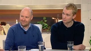 Henrik Dorsin och Björn Gustafsson om nya Kontoret  Nyhetsmorgon TV4 [upl. by Earla]