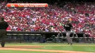 Carlos Zambrano Career Batting Highlights [upl. by Yecrad]