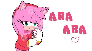 ARA ARA Amy rose Animation MEME [upl. by Besnard]