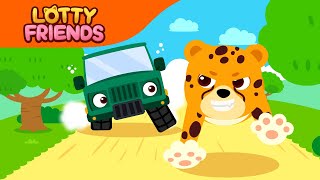 Fast runner cheetah 🐆🚙  Sing Along  Kids Songs  Worlds Fastest Animal [upl. by Daney]