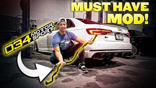 The BEST Mod for the Audi B9 S4 034 Motorsport Rear Sway Bar Install [upl. by Klatt]