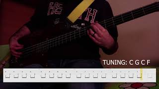 Slipknot  Gently MFKR Bass Tab Play Along Tabs In Video [upl. by Ahsiener]