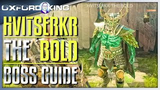 How to Defeat Hvitserkr the Bold Poison Berserker  BERSERKER BOSS GUIDE  God of War Ragnarök [upl. by Nivi480]