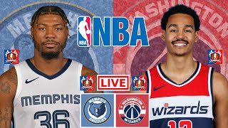 Memphis Grizzlies vs Washington Wizards  NBA Live Scoreboard 2023 [upl. by Bal]