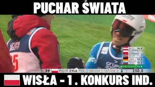 SKOKI POLAKÓW WISŁA 🇵🇱  PUCHAR ŚWIATA  05112022   1 Konkurs Indywidualny [upl. by Nenney]