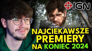 NAJWIĘKSZE Premiery Gier na Koniec 2024 [upl. by Eiffe]