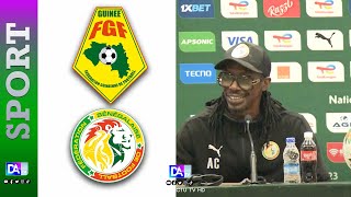 Aliou Cissé  « Sénégal vs Guinée ce sera tout sauf un match amical  » [upl. by Nilahs228]