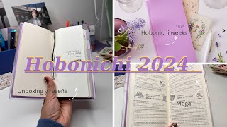 Hobonichi weeks 2024  vista detallada de la agenda  Reseña en español [upl. by Chaworth]