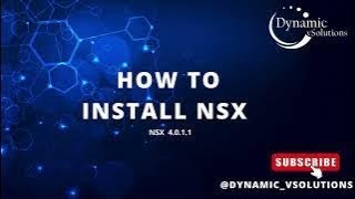 Install VMware NSX 4x [upl. by Anselmo]