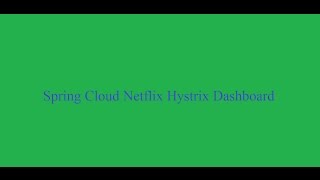 Spring Cloud Netflix Hystrix Dashboard [upl. by Iahcedrom]