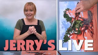 Jerrys LIVE Episode JL341 Painting a Gnarled Tree in Oils [upl. by Onitsoga]