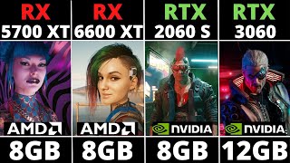 RX 5700 XT VS RX 6600 XT VS RTX 2060 SUPER VS RTX 3060  1440p [upl. by Moises]