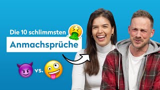 Die 10 schlimmsten Anmachsprüche  Twitterperlen reagiert [upl. by Valenka]