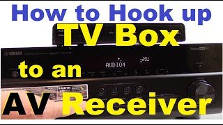 How to Connect TV Set top box to AV Receiver [upl. by Changaris]