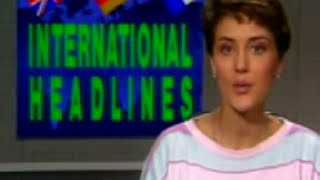 International Headlines  TV3  1987 [upl. by Aerda107]