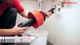 Rothenberger Rospimatic – Drain Cleaning Machine 78576 [upl. by Ytsirk]