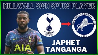 JAPHET TANGANGA SIGNS FOR MILLWALL ON LOAN FROM SPURS millwall millwallfc spurs tottenham [upl. by Adlesirhc228]