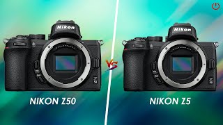 Nikon Z50 vs Nikon Z5  Full Comparison [upl. by Kellie562]