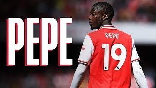 Pepe compilation including THAT nutmeg  Arsenal 21 Burnley  Premier League [upl. by Ttayw]