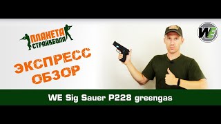 Обзор Sig Sauer P228 greengas от WE [upl. by Abel789]