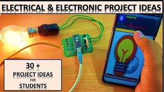 Project Ideas for Electrical and Electronic Engineering students 2022  projectideas electrical [upl. by Eiralam]