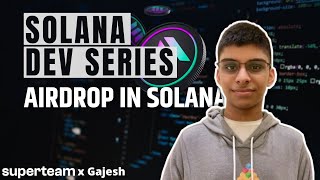 Airdropping Tokens with Python  Module 7  Solana Development Series [upl. by Anbul]