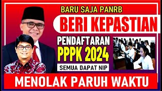 🔴 CEK SEKARANG  PANRB UPDATE PENDAFTARAN PPPK 2024 [upl. by Ennaed]